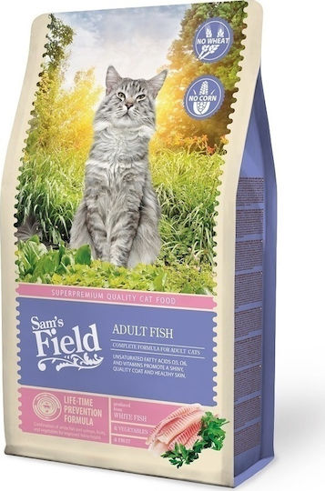 Adult Cats Fish Dry Food Grain-Free for Adult Cats with Fish / Poultry / Chicken 0.4kg