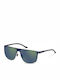 Mercedes-Benz Men's Sunglasses with Purple Metal Frame and Blue Mirror Lens M5028 A