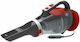 Black & Decker Auto Dustbuster Σκουπάκι Αυτοκινήτου Στερεών με Ισχύ 12W & Καλώδιο Αναπτήρα 12V Gray, Red