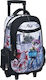 No Fear School Bag Trolley Elementary, Elementary Multicolour with Water Bottle Holder 30Liters