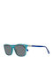 Just Cavalli Herren Sonnenbrille mit Türkis Kunststoff Gestell und Schwarz Linse JC730S 86A