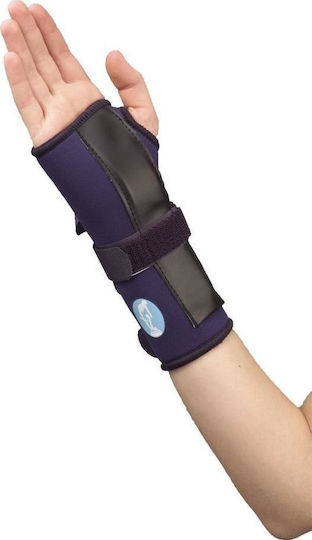 Kifidis Orthopedics Πηχεοκαρπικός νάρθηκας Neoprene και λάμα Δεξί Unterarm Schiene Rechte Seite Neopren in Marineblau Farbe