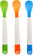 Munchkin Baby Set with Spoons made of Silicone for 4+ months Blue/Orange/Green 3pcs