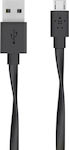Belkin Mixit Flach USB 2.0 auf Micro-USB-Kabel Schwarz 1.2m (F2CU046BT06-BLK) 1Stück