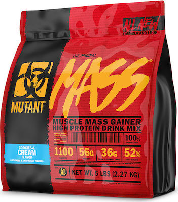 Mutant Mass Muscle Mass Gainer με Γεύση Cookies & Cream 2.27kg