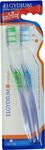 Elgydium Interactive Medium 2τμχ Manual Toothbrush Medium Transparent