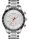 Tissot Ανδρικό Ρολόι 42mm Χρονογράφος Μπαταρίας με Ασημί Μεταλλικό Μπρασελέ