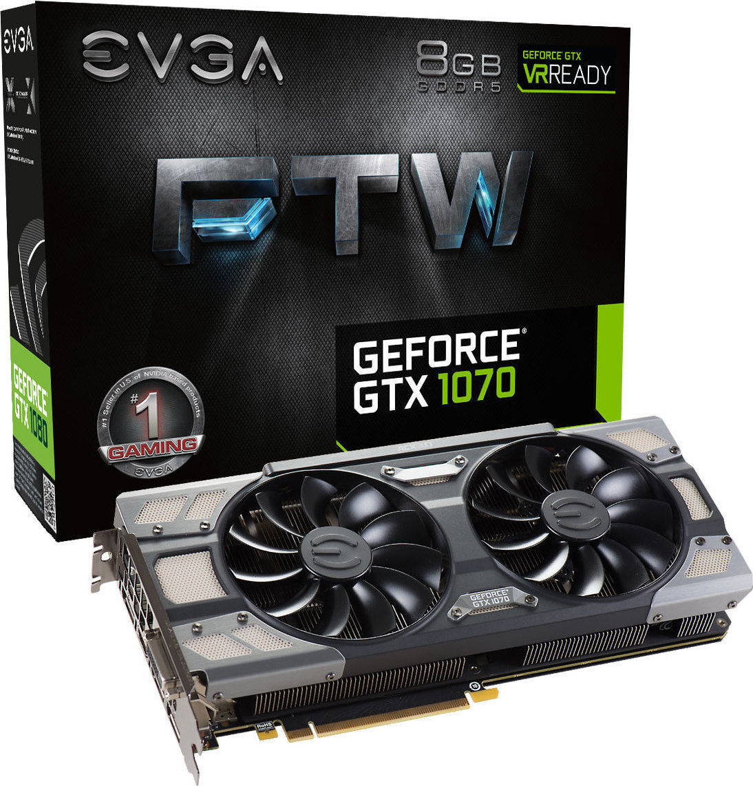 EVGA GeForce GTX1070 8GB FTW Gaming ACX 3.0 (08G-P4-6276-KR) - Skroutz.gr