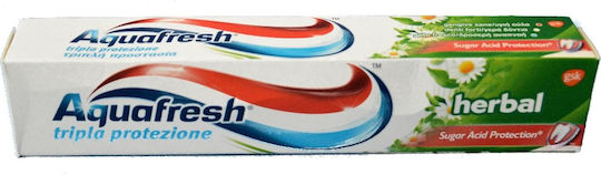 Aquafresh All in One Protection Οδοντόκρεμα για Πλάκα & Τερηδόνα Herbal 75ml