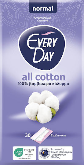 Every Day All Cotton Normal Panty Liners 20pcs