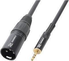 Power Dynamics Power Dynamics XLR Cables Male to 3.5mm Male Black 0.5m