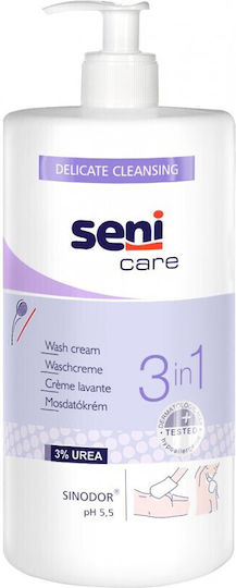 Seni Care 3 In 1 Cleansing Cream Bubble Bath With AHA For Peeling