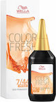 Wella Color Fresh Vopsea Temporară 7/44 Blonde Red Intense 75ml