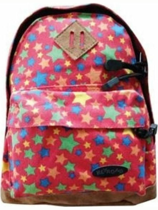 Keyroad Stars School Bag Backpack Junior High-High School Multicolored