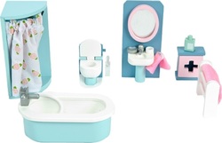 Le Toy Van Daisylane Bathroom Furniture for Dollhouse