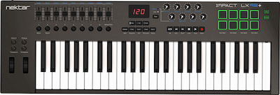 Nektar Midi Keyboard Impact LX49+ with 49 Keyboard Black