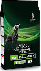 Purina Pro Plan Veterinary Diets HA Hypoallergenic 3kg Ξηρά Τροφή για Ενήλικους Σκύλους με Καλαμπόκι