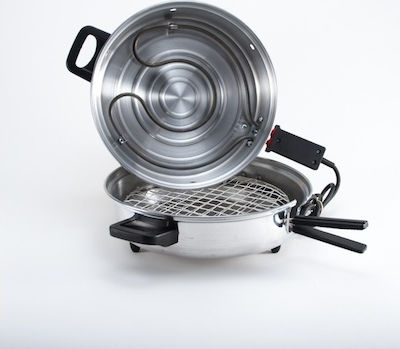 Oscar Plus Tabletop 1000W Electric Grill Aluminium 33x33cm