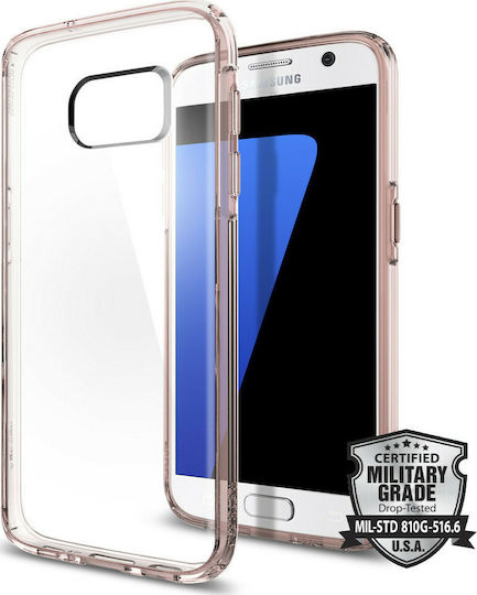 Spigen Ultra Hybrid Задна корица Пластмаса 1.2мм Прозрачен (Galaxy S7)