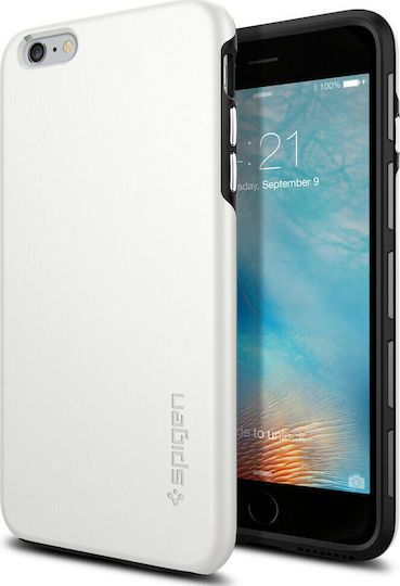 Spigen Thin Fit Hybrid Back Cover Plastic White (iPhone 6/6s Plus)
