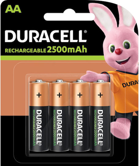 Duracell Recharge Ultra Επαναφορτιζόμενες Μπαταρίες AA Ni-MH 2500mAh 1.2V 4τμχ