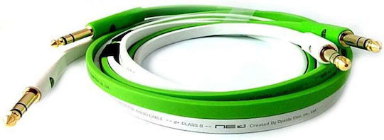 Oyaide Audio Cable 2x 6.3mm male - 2x 6.3mm female 1m (d+ TRS class B)