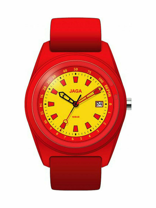 Jaga Depth Watch Battery with Rubber Strap Jaga Depth Watch Battery with Rubber Strap