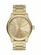 Diesel Men's Watch 46mm Battery with Gold Metal Bracelet