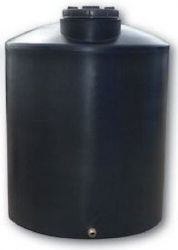 KymaSol - Πλαστική δεξαμενή στενή κάθετη βαρέου τύπου 5000 λίτρα (Νερού-πετρελαίου-κλπ)