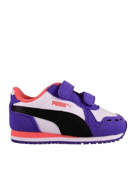 Puma Cabana Racer SL V Kids Running Shoes Purple 351980 45