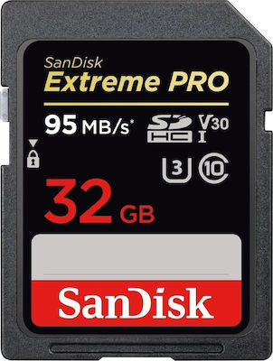 Sandisk Extreme Pro SDHC 32GB Class 10 U3 V30 UHS-I