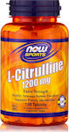 Now Foods L-Citrulline 1200mg 120 file Necondimentat