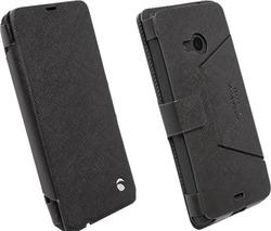 Krusell Malmo Book Synthetic Leather Black (Lum...