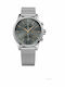 Boss Jet Herrenuhr 44mm Chronograph Batterie mit Silber Metallarmband