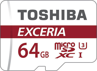 Toshiba Exceria M302 microSDXC U3 UHS-I 90MB/s με αντάπτορα