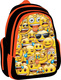 Paxos Emoji Full Fun Σχολική Τσάντα Πλάτης Δημοτικού Πολύχρωμη