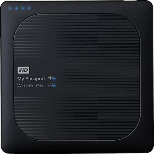 Western Digital My Passport Wireless Pro USB 3.0 / Wi-Fi Външен HDD 3TB 2.5" Черен