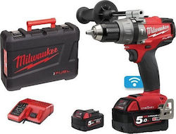 Milwaukee M18 ONEDD-502X Δραπανοκατσάβιδο Μπαταρίας 18V 2x5Ah