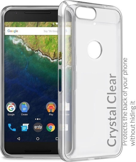 Orzly Back Cover Σιλικόνης Διάφανο (Nexus 6P)