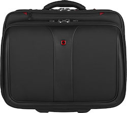 Wenger Patriot Τσάντα Laptop 17" με Ροδάκια σε Μαύρο χρώμα