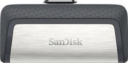 Sandisk Ultra Dual Drive 64GB USB 3.1 Stick mit Verbindung USB-A & USB-C Weiß