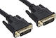 Powertech Кабел DVI-D мъжки - DVI-D мъжки 1.5м Черен (CAB-DVI003)