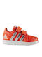 Lk Trainer 7 Kids Sports Shoes Running with Hoop & Loop Closure Orange