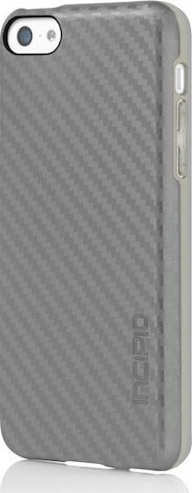 Incipio Back Cover Σιλικόνης 1.27mm Ασημί (iPhone 5c)