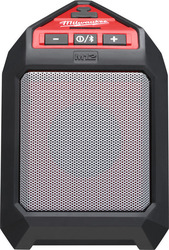 Milwaukee M12 JSSP-0 Jobsite Speaker Bluetooth 5W έως 25 ώρες Μαύρο