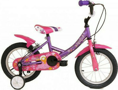 Style Mascot 14" Kids Bicycle BMX Purple