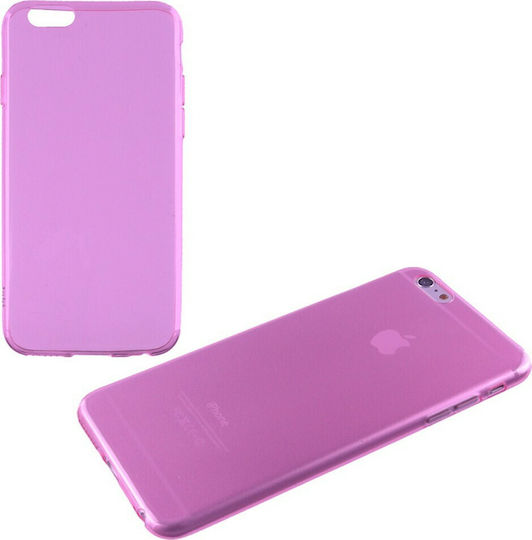 Idol 1991 Ultra Thin Silicone Back Cover 0.3mm Pink for iPhone 6/6s Plus