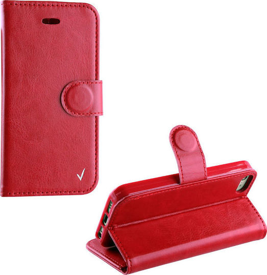 Volte-Tel Book Synthetic Leather Red (iPhone 5/5s/SE) 8163739