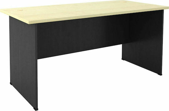Birou Profesional din Lemn Nou Gri Închis 180x70x74cm EO126,1
