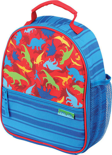 Stephen Joseph All Over Print Dino School Insulated Hand Lunch Bag Multicolour Dinosaurs 22 x 10 x 30cm